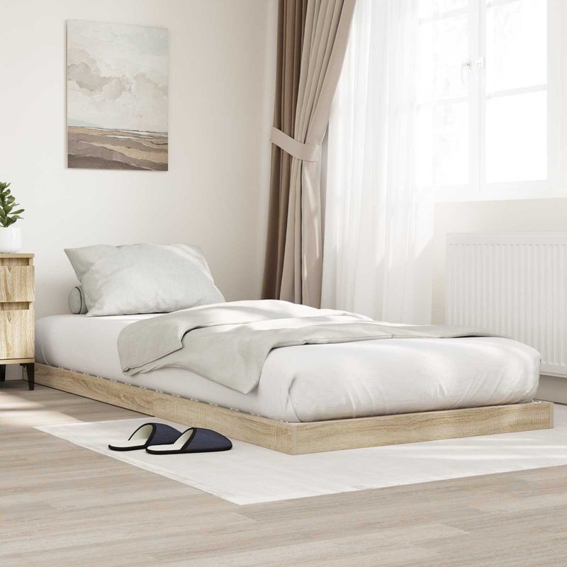 Casa si Gradina - Mobilier - Paturi si accesorii - Paturi - Cadru de pat de podea Sonoma 80 x 200 cm Lemn compozit - Infinity.ro