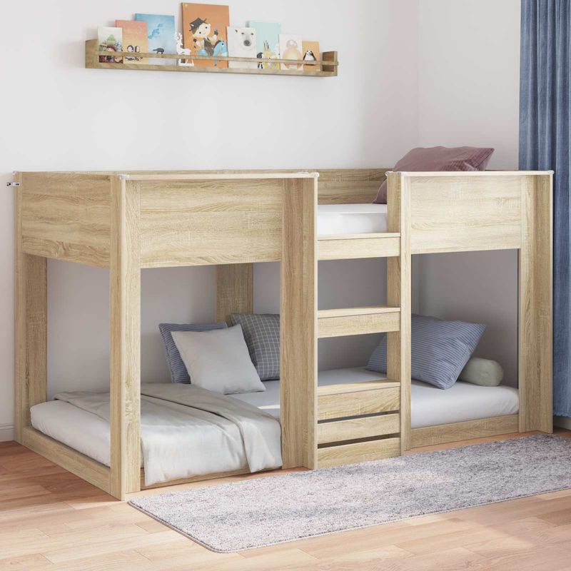 Casa si Gradina - Mobilier - Paturi si accesorii - Paturi - Cadru de pat de podea Sonoma 80 x 200 cm Lemn compozit - Infinity.ro