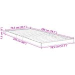 Casa si Gradina - Mobilier - Paturi si accesorii - Paturi - Cadru de pat de podea Sonoma 80 x 200 cm Lemn compozit - Infinity.ro