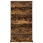 Casa si Gradina - Mobilier - Biblioteci si rafturi - Rafturi - Raft pentru reviste cu raft Stejar fumuriu 70 x 41 x 126 cm - Infinity.ro