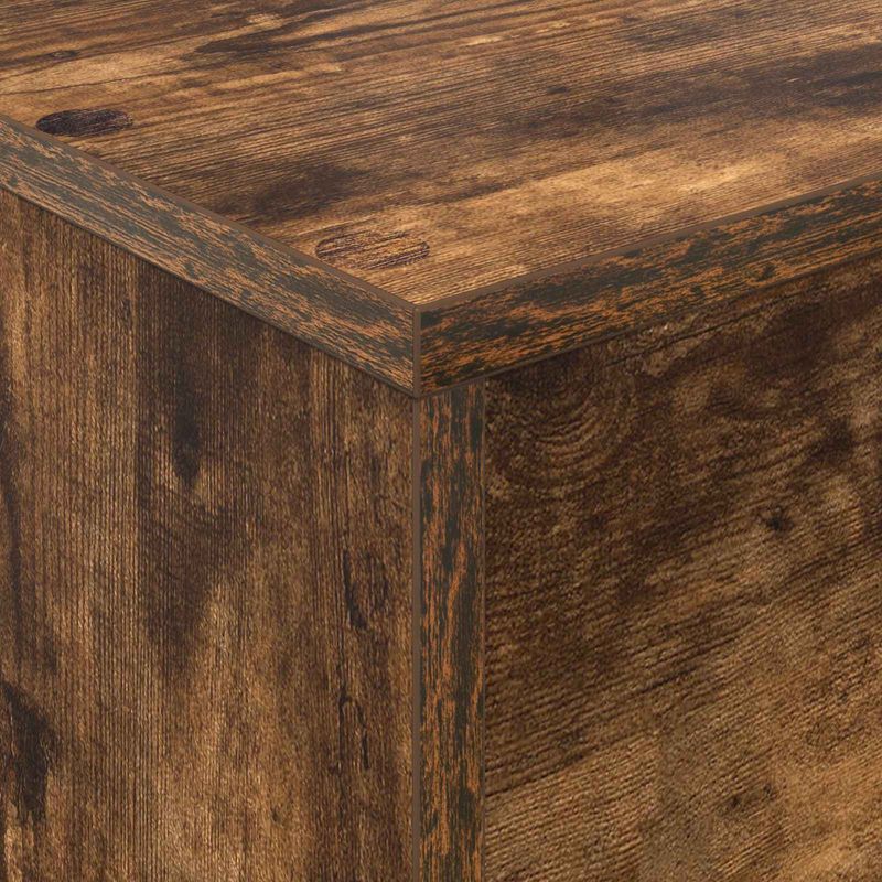 Casa si Gradina - Mobilier - Biblioteci si rafturi - Rafturi - Raft pentru reviste cu raft Stejar fumuriu 70 x 41 x 126 cm - Infinity.ro