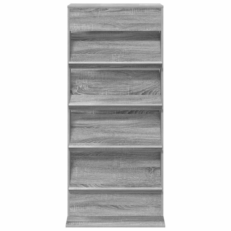Casa si Gradina - Mobilier - Biblioteci si rafturi - Rafturi - Raft pentru reviste Gri Sonoma 70 x 41 x 156 cm Lemn compozit - Infinity.ro
