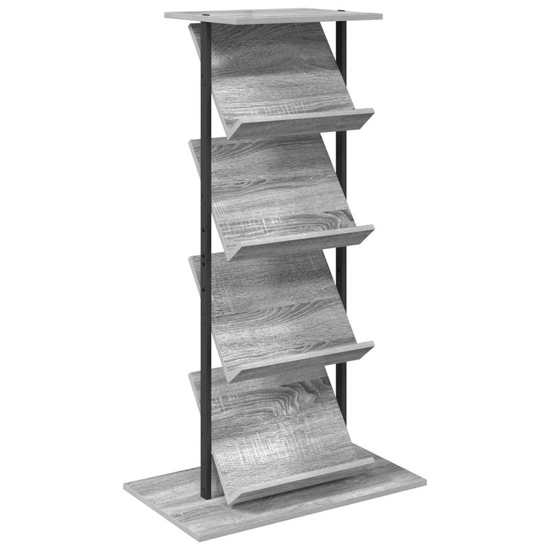 Casa si Gradina - Mobilier - Biblioteci si rafturi - Rafturi - Raft pentru reviste Gri Sonoma 68 x 40 x 123.5 cm Lemn compozit - Infinity.ro