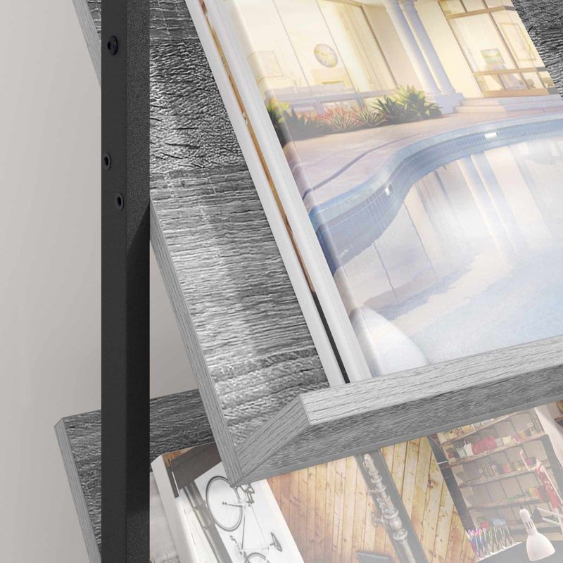 Casa si Gradina - Mobilier - Biblioteci si rafturi - Rafturi - Raft pentru reviste Gri Sonoma 68 x 40 x 123.5 cm Lemn compozit - Infinity.ro
