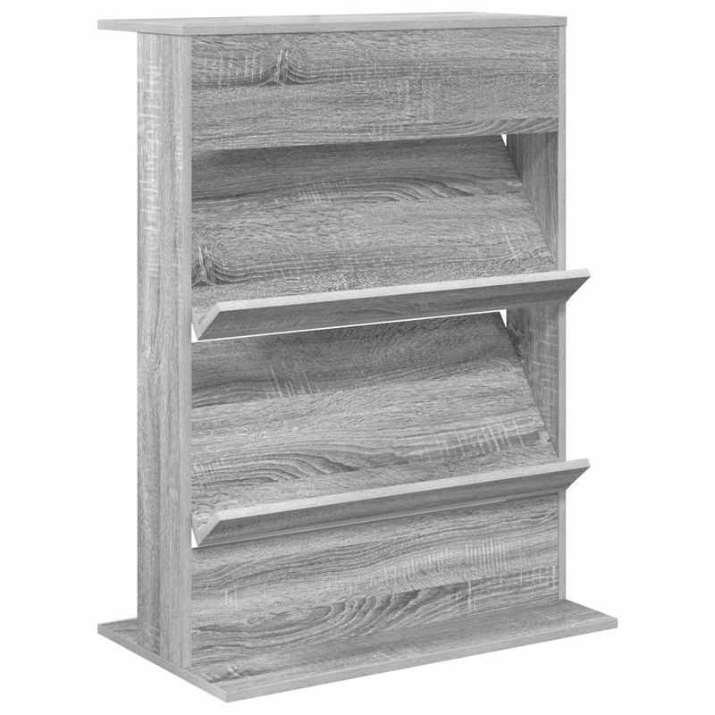 Casa si Gradina - Mobilier - Biblioteci si rafturi - Rafturi - Raft pentru reviste Gri Sonoma 70 x 41 x 96 cm Lemn compozit - Infinity.ro