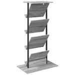 Casa si Gradina - Mobilier - Biblioteci si rafturi - Rafturi - Raft pentru reviste Gri Sonoma 68 x 40 x 123.5 cm Lemn compozit - Infinity.ro