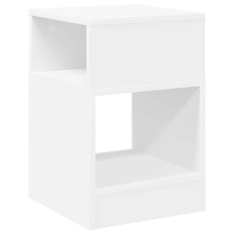 Casa si Gradina - Mobilier - Mese si birouri - Mese living - Masa laterala Alb 30,5 x 30 x 45 cm Lemn compozit - Infinity.ro