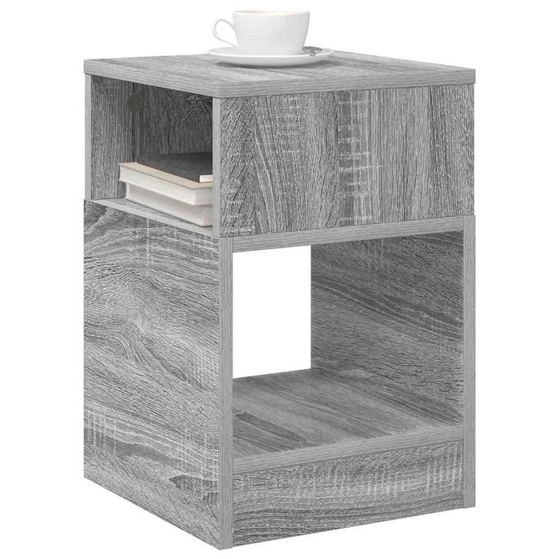 Casa si Gradina - Mobilier - Mese si birouri - Mese living - Masa laterala 2 pcs Gri Sonoma 30,5 x 30 x 45 cm Lemn compozit - Infinity.ro