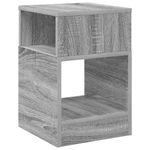 Casa si Gradina - Mobilier - Mese si birouri - Mese living - Masa laterala 2 pcs Gri Sonoma 30,5 x 30 x 45 cm Lemn compozit - Infinity.ro