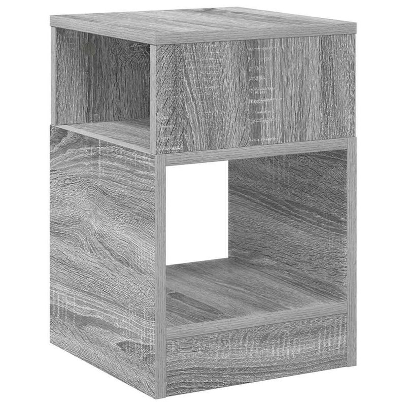 Casa si Gradina - Mobilier - Mese si birouri - Mese living - Masa laterala 2 pcs Gri Sonoma 30,5 x 30 x 45 cm Lemn compozit - Infinity.ro