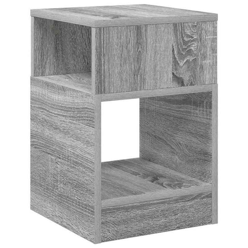 Casa si Gradina - Mobilier - Mese si birouri - Mese living - Masa laterala 2 pcs Gri Sonoma 30,5 x 30 x 45 cm Lemn compozit - Infinity.ro