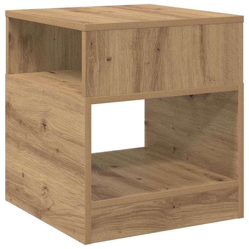 Casa si Gradina - Mobilier - Mese si birouri - Mese living - Masa laterala 2 pcs Stejar Artizanal 40,5 x 40 x 45 cm - Infinity.ro