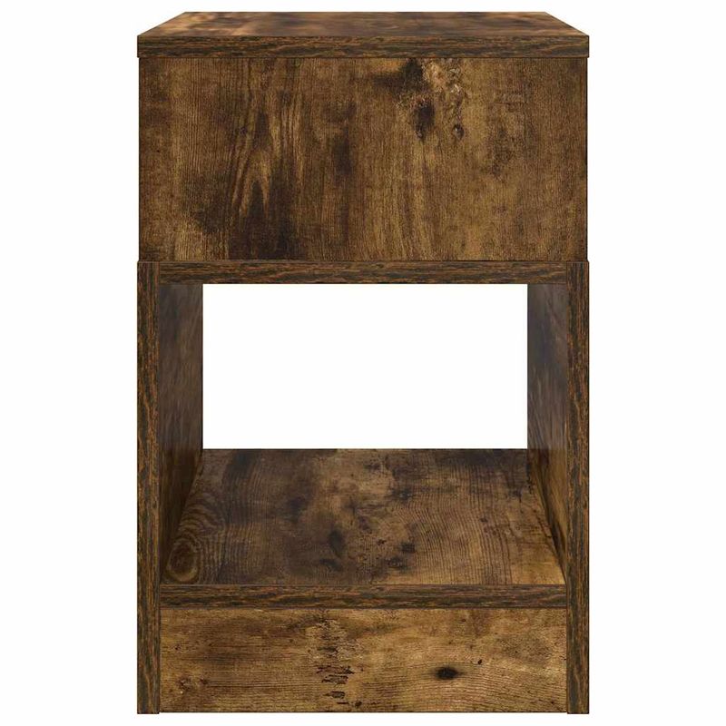 Casa si Gradina - Mobilier - Mese si birouri - Mese living - Masa laterala Stejar fumuriu 30,5 x 30 x 45 cm Lemn compozit - Infinity.ro