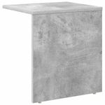 Casa si Gradina - Mobilier - Mese si birouri - Mese living - Masa laterala Gri din beton 37 x 32 x 40 cm Lemn compozit - Infinity.ro