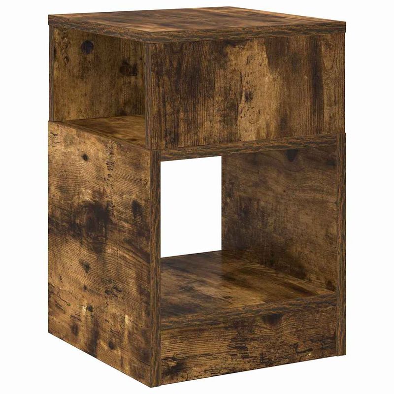 Casa si Gradina - Mobilier - Mese si birouri - Mese living - Masa laterala Stejar fumuriu 30,5 x 30 x 45 cm Lemn compozit - Infinity.ro