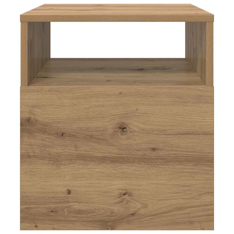 Casa si Gradina - Mobilier - Mese si birouri - Mese living - Masa laterala 2 pcs Stejar Artizanal 40,5 x 40 x 45 cm - Infinity.ro