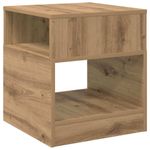 Casa si Gradina - Mobilier - Mese si birouri - Mese living - Masa laterala 2 pcs Stejar Artizanal 40,5 x 40 x 45 cm - Infinity.ro