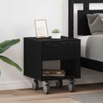 Casa si Gradina - Mobilier - Comode si corpuri - Noptiere - Noptiera 2 pcs Stejar Negru 40,5 x 40 x 48 cm Lemn compozit - Infinity.ro