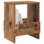 Casa si Gradina - Mobilier - Biblioteci si rafturi - Rafturi - Raft pentru reviste Lemn vechi 35 x 30 x 45 cm - Infinity.ro