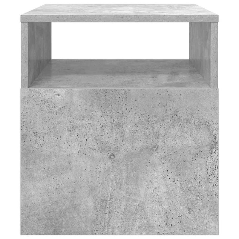 Casa si Gradina - Mobilier - Mese si birouri - Mese living - Masa laterala 2 pcs Gri din beton 40,5 x 40 x 45 cm - Infinity.ro