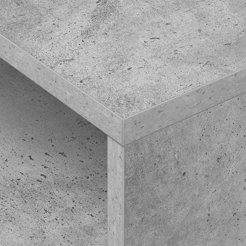 Casa si Gradina - Mobilier - Mese si birouri - Mese living - Masa laterala 2 pcs Gri din beton 40,5 x 40 x 45 cm - Infinity.ro