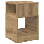 Casa si Gradina - Mobilier - Mese si birouri - Mese living - Masa laterala 2 pcs Stejar Artizanal 30,5 x 30 x 45 cm - Infinity.ro