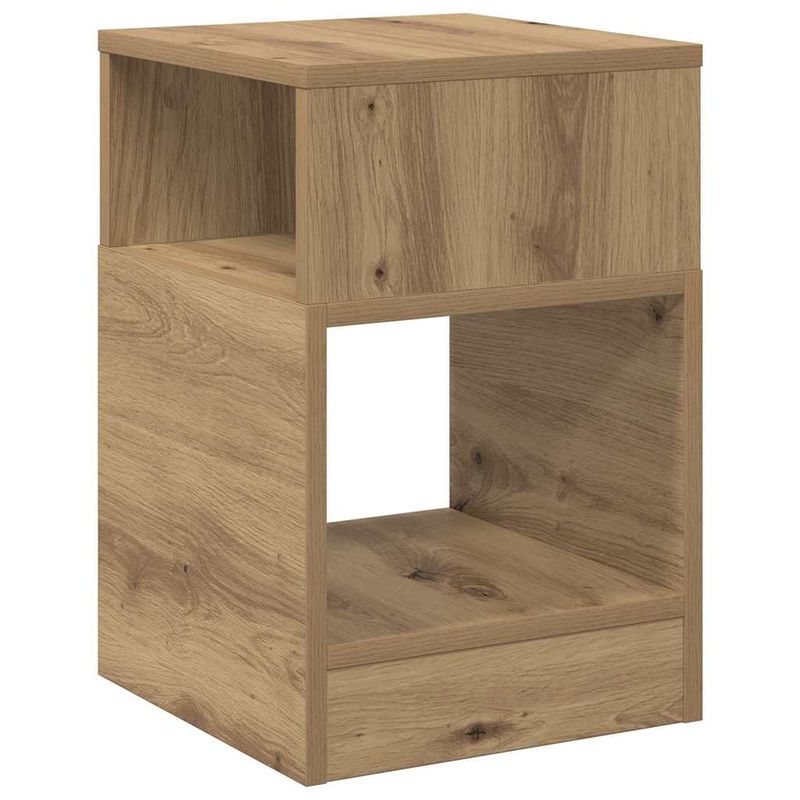 Casa si Gradina - Mobilier - Mese si birouri - Mese living - Masa laterala 2 pcs Stejar Artizanal 30,5 x 30 x 45 cm - Infinity.ro