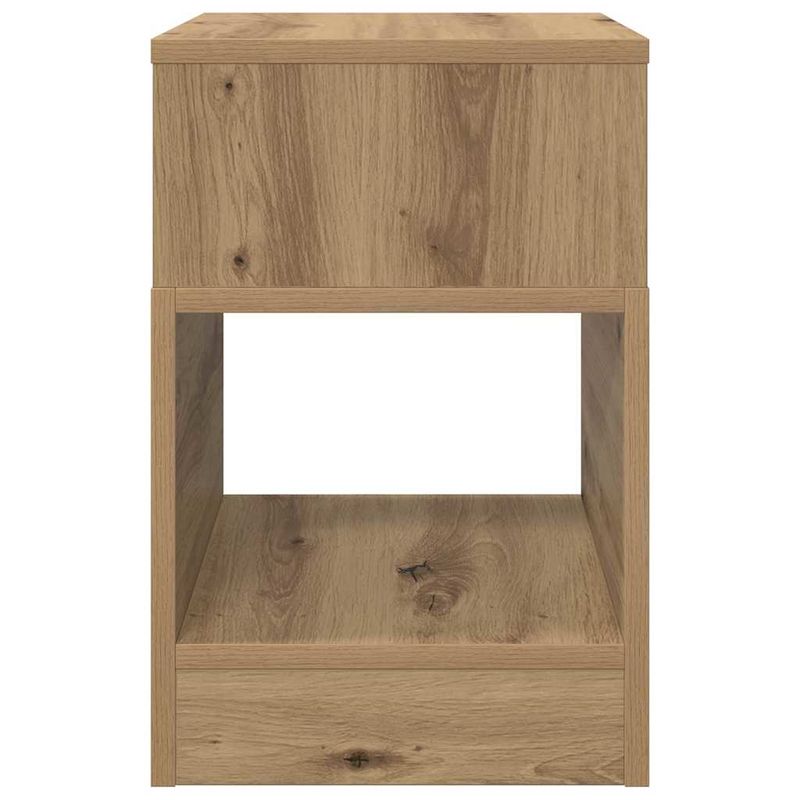 Casa si Gradina - Mobilier - Mese si birouri - Mese living - Masa laterala 2 pcs Stejar Artizanal 30,5 x 30 x 45 cm - Infinity.ro