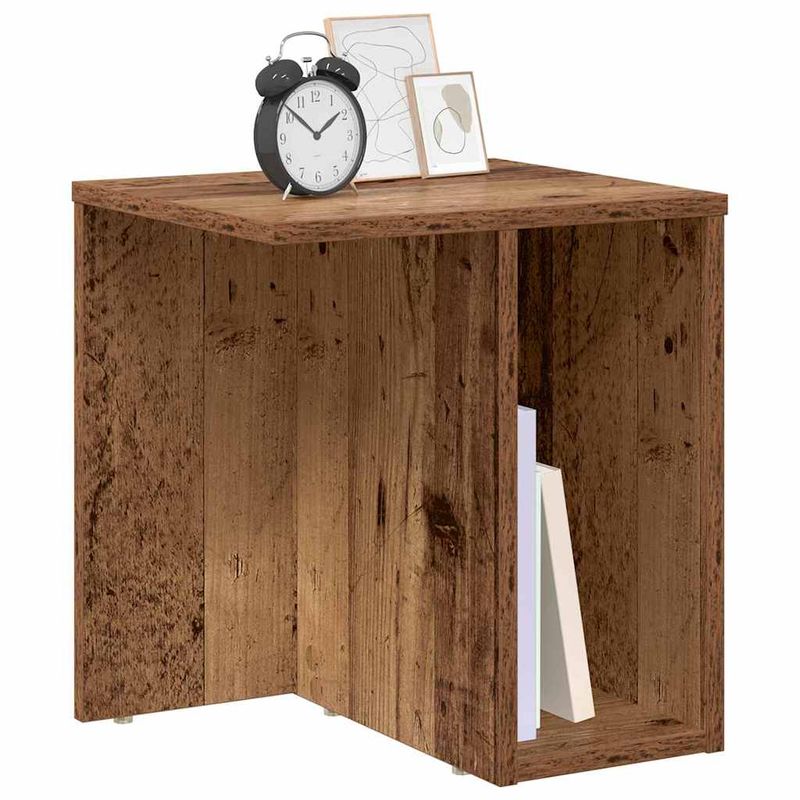 Casa si Gradina - Mobilier - Mese si birouri - Mese living - Masa laterala 2 pcs Lemn vechi 37 x 32 x 40 cm Lemn compozit - Infinity.ro