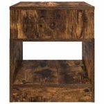 Casa si Gradina - Mobilier - Mese si birouri - Mese living - Masa laterala Stejar fumuriu 40,5 x 40 x 45 cm Lemn compozit - Infinity.ro