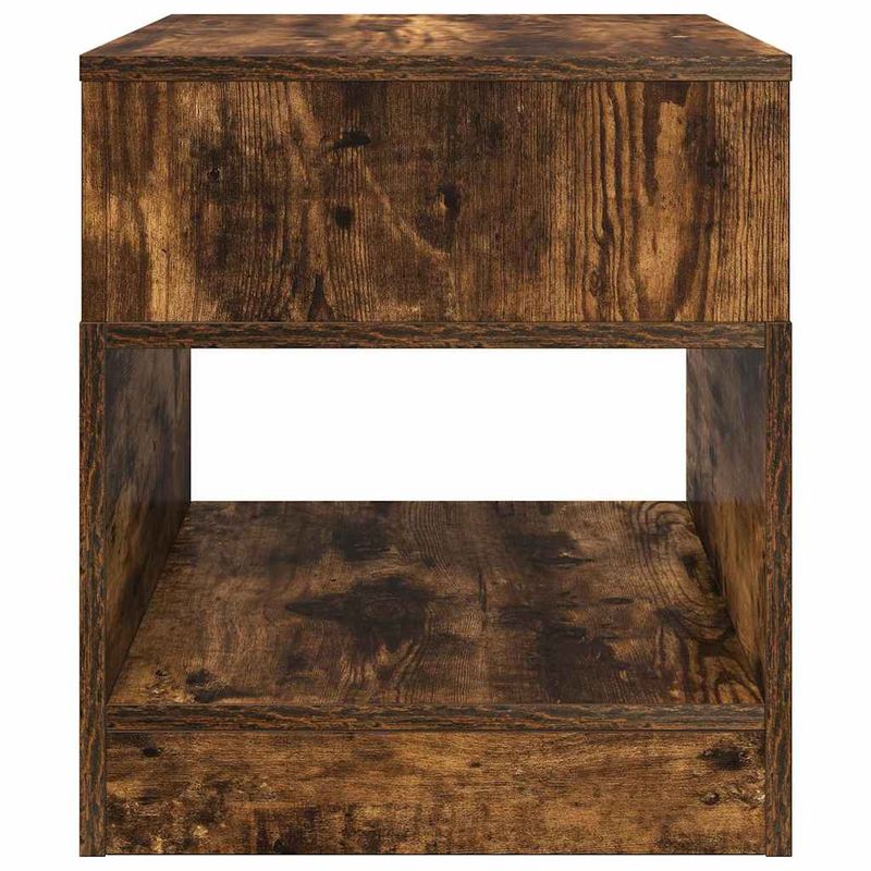 Casa si Gradina - Mobilier - Mese si birouri - Mese living - Masa laterala Stejar fumuriu 40,5 x 40 x 45 cm Lemn compozit - Infinity.ro