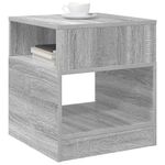 Casa si Gradina - Mobilier - Mese si birouri - Mese living - Masa laterala Gri Sonoma 40,5 x 40 x 45 cm Lemn compozit - Infinity.ro