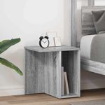 Casa si Gradina - Mobilier - Mese si birouri - Mese living - Masa laterala 2 pcs Gri Sonoma 37 x 32 x 40 cm Lemn compozit - Infinity.ro