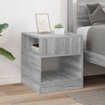 Casa si Gradina - Mobilier - Mese si birouri - Mese living - Masa laterala Gri Sonoma 40,5 x 40 x 45 cm Lemn compozit - Infinity.ro