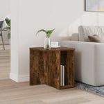 Casa si Gradina - Mobilier - Mese si birouri - Mese living - Masa laterala Stejar fumuriu 37 x 32 x 40 cm Lemn compozit - Infinity.ro