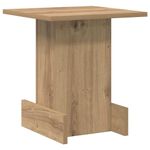 Casa si Gradina - Mobilier - Mese si birouri - Mese living - Masa laterala Stejar Artizanal 35,5 x 35 x 40 cm Lemn compozit - Infinity.ro