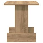 Casa si Gradina - Mobilier - Mese si birouri - Mese living - Masa laterala Stejar Artizanal 35,5 x 35 x 40 cm Lemn compozit - Infinity.ro