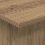 Casa si Gradina - Mobilier - Mese si birouri - Mese living - Masa laterala Stejar Artizanal 35,5 x 35 x 40 cm Lemn compozit - Infinity.ro