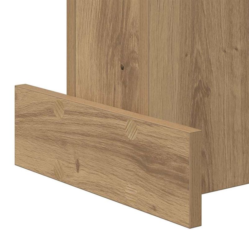 Casa si Gradina - Mobilier - Mese si birouri - Mese living - Masa laterala Stejar Artizanal 35,5 x 35 x 40 cm Lemn compozit - Infinity.ro