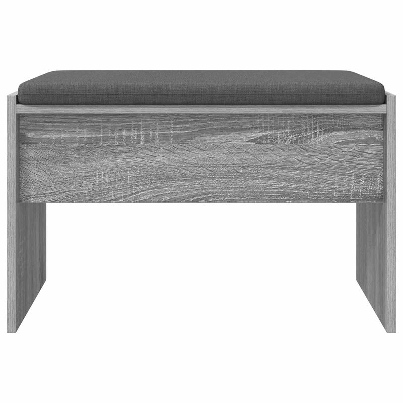 Casa si Gradina - Mobilier - Organizare si depozitare - Bancute - Banca pentru hol cu perna Gri Sonoma 63 x 38 x 40 cm - Infinity.ro