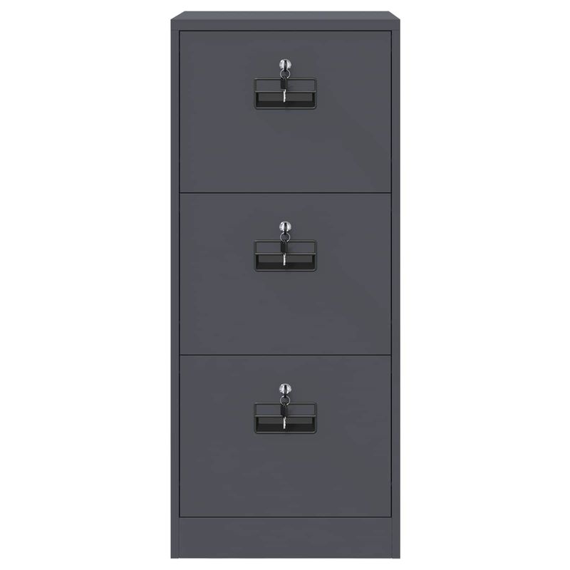 Casa si Gradina - Mobilier - Dulapuri si sifoniere - Dulapuri - Dulap pentru Fisiere cu sertar Antracit 44 x 50 x 106.5 cm - Infinity.ro