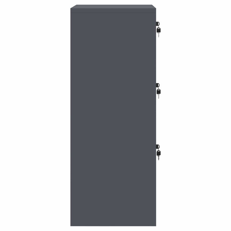 Casa si Gradina - Mobilier - Dulapuri si sifoniere - Dulapuri - Dulap pentru Fisiere cu sertar Antracit 44 x 50 x 106.5 cm - Infinity.ro