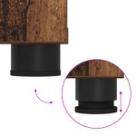 Casa si Gradina - Mobilier - Canapele si coltare - Banchete - Banca pentru hol cu perna cu usa Lemn vechi 100 x 38 x 46 cm - Infinity.ro