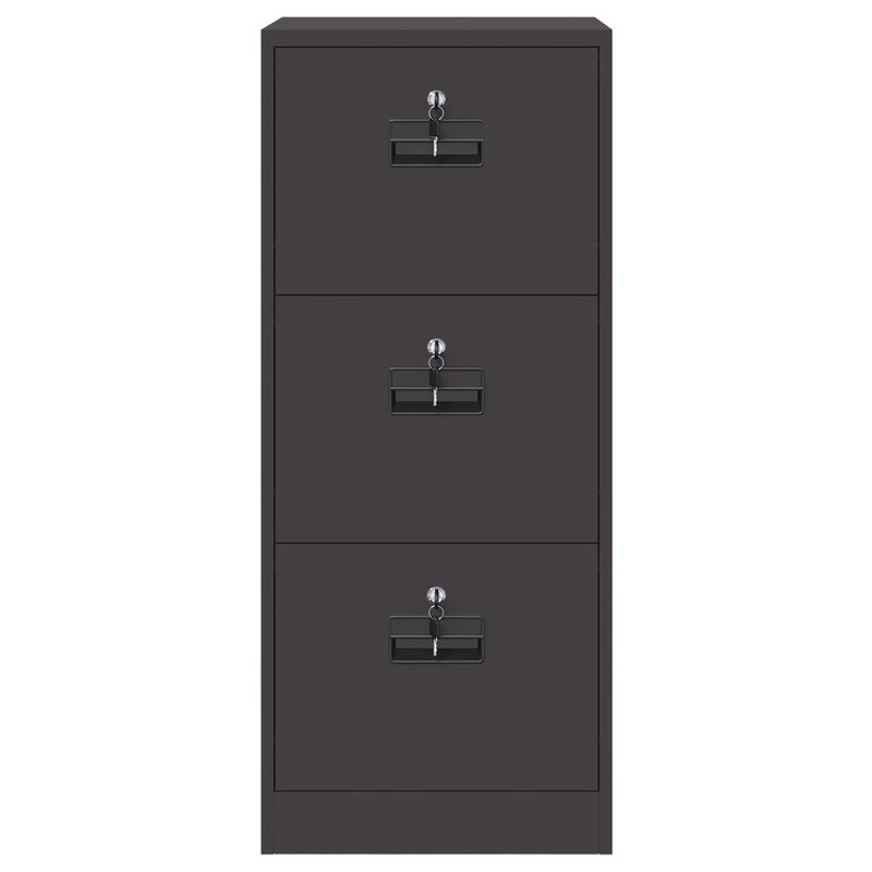 Casa si Gradina - Mobilier - Dulapuri si sifoniere - Dulapuri - Dulap pentru Fisiere cu sertar cu raft Negru 44 x 50 x 106.5 cm - Infinity.ro