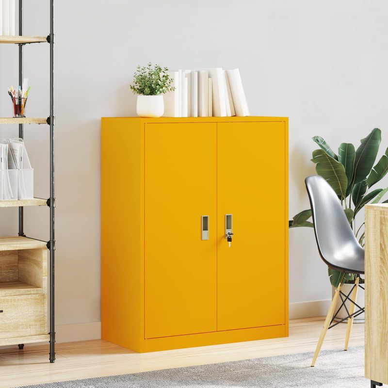 Casa si Gradina - Mobilier - Dulapuri si sifoniere - Dulapuri - Dulap de depozitare Galben mustar 80 x 40 x 105 cm - Infinity.ro