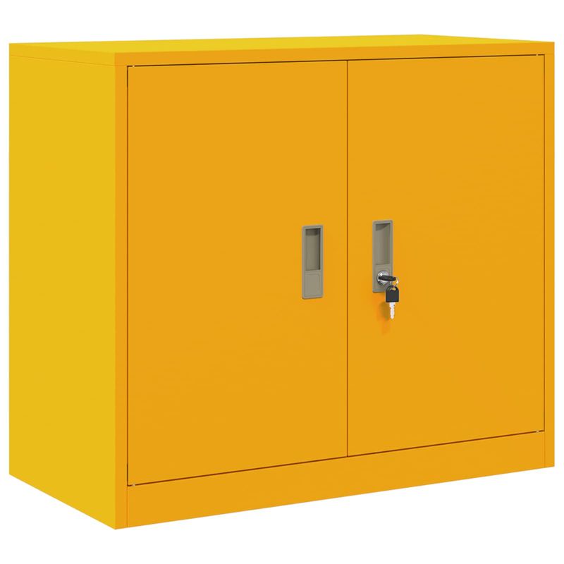 Casa si Gradina - Mobilier - Dulapuri si sifoniere - Dulapuri - Dulap de depozitare cu depozitare Galben mustar 80 x 40 x 70 cm - Infinity.ro