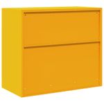 Casa si Gradina - Mobilier - Dulapuri si sifoniere - Dulapuri - Dulap de depozitare cu depozitare Galben mustar 80 x 40 x 70 cm - Infinity.ro