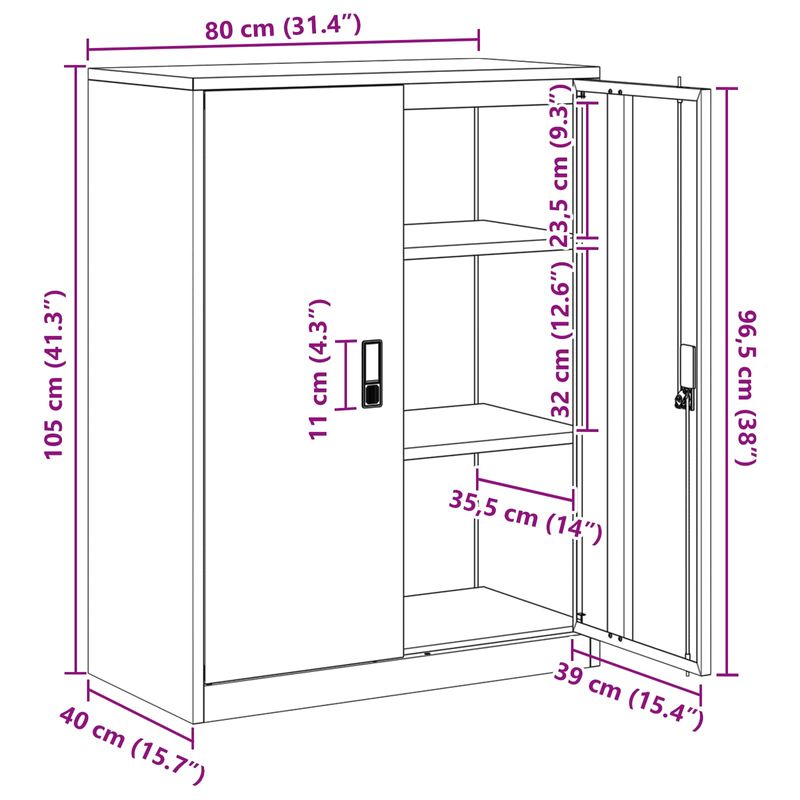 Casa si Gradina - Mobilier - Dulapuri si sifoniere - Dulapuri - Dulap de depozitare Galben mustar 80 x 40 x 105 cm - Infinity.ro