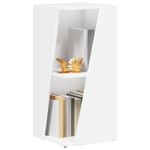 Casa si Gradina - Mobilier - Biblioteci si rafturi - Biblioteci - Raft lateral Alb 33 x 32 x 70,5 cm Lemn compozit - Infinity.ro