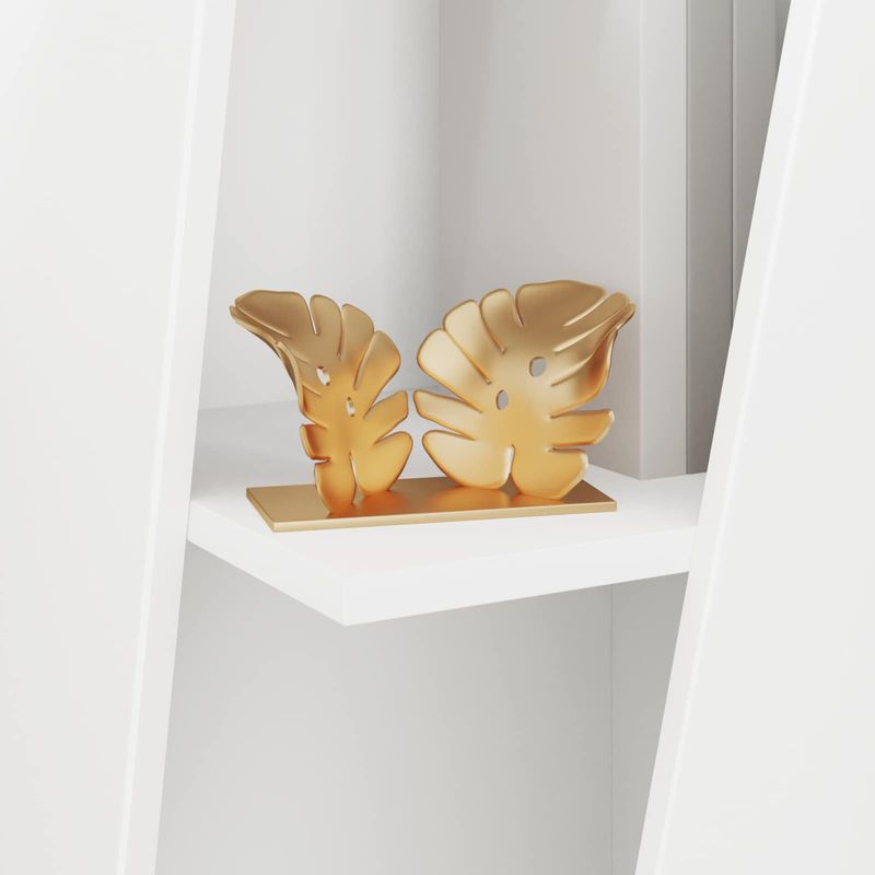 Casa si Gradina - Mobilier - Biblioteci si rafturi - Biblioteci - Raft lateral Alb 33 x 32 x 70,5 cm Lemn compozit - Infinity.ro